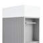 Meuble-lavabo 18,6 po avec lavabo, meuble-lavabo avec tablette à deux niveaux, orientation gauche ou droite, gris-190651300