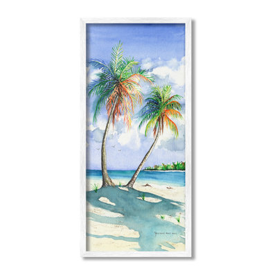 Bc-478_FG " Sunlit Palm Trees " by Christine Reichow