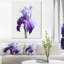« magnifique blue iris aquarelle », reproduction d’art sur toile tendue-33819094-33819095