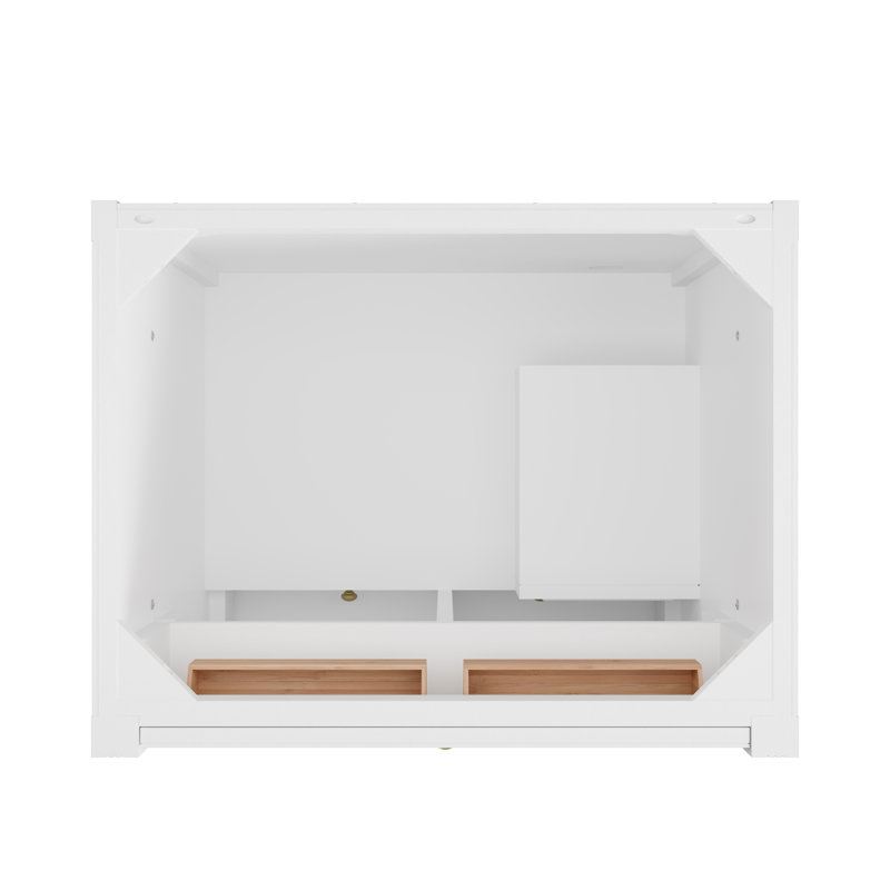 Bellshire 30" W Single Vanity Cabinet, Bright White, 30"