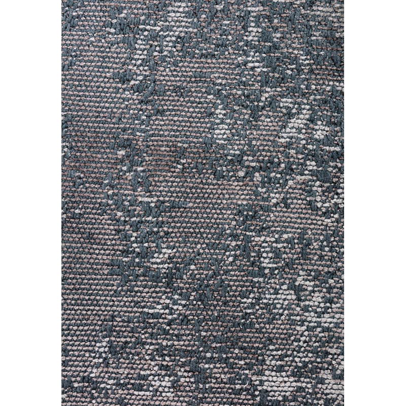 Rapture Damask Area Rug in Gray, Rectangle 6'7" x 8'3"
