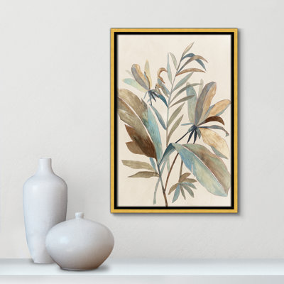 «Vintage Tropics I», art encadré à fond