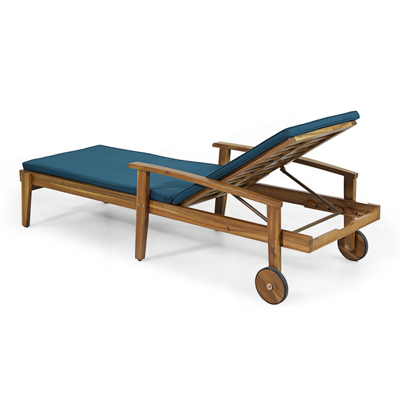 Chaise longue exquise pour une détente et un style ultimes, Bleu