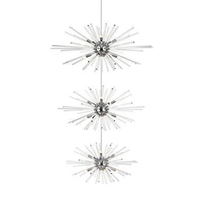 Francene 30 - Light Dimmable Tiered Chandelier
