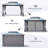 13 pi. L 10 pi. D Pavillon de jardin en aluminium