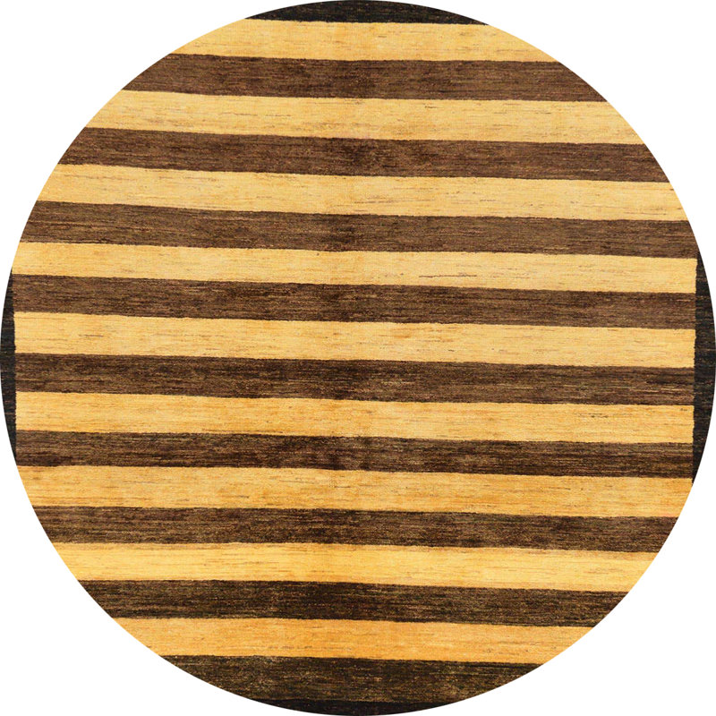 Abstract Indoor Rug, Round 5'