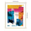 «Rainbow Stroke II» par Aoibhne Hogan, impression sur bois encadrée-664664705
