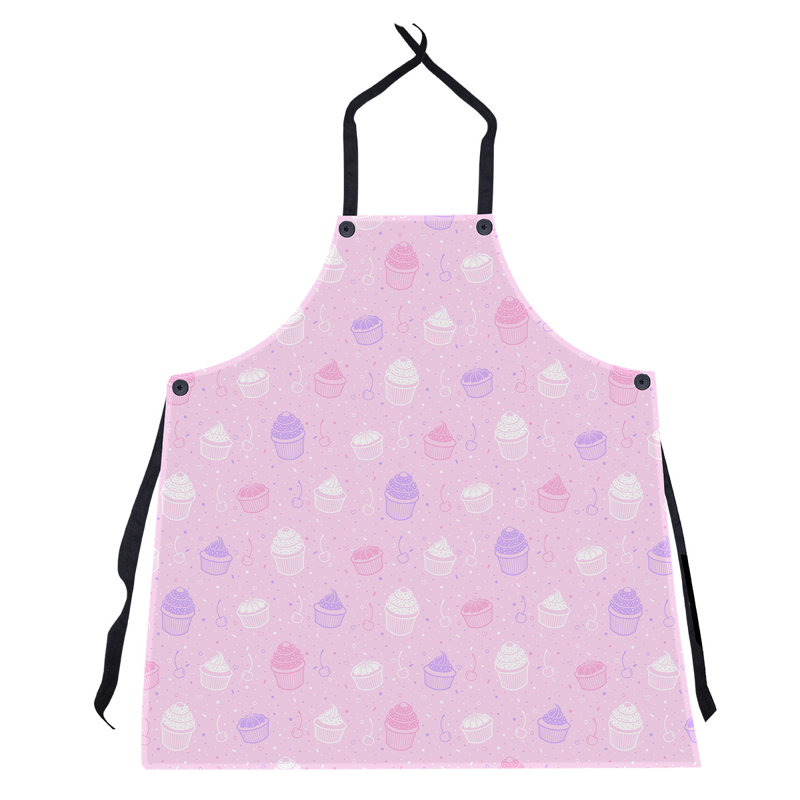 Bib Apron, Pink/Purple