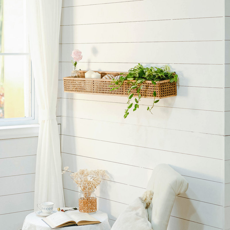 Kooskia Accent Shelf with Live Edge