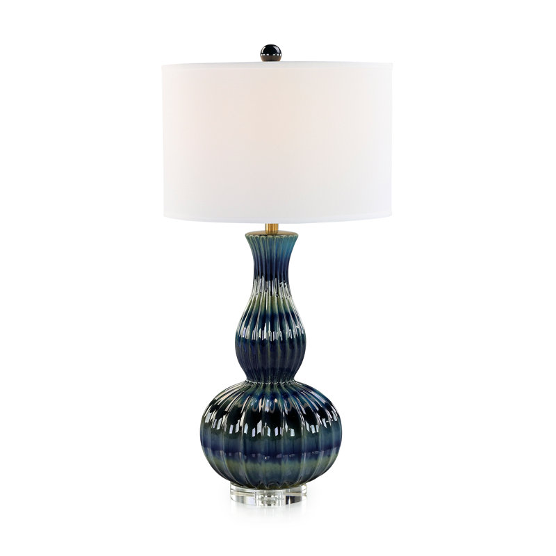 Lampe de table Genevieve, bleu