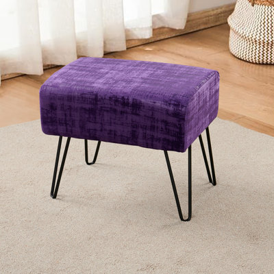 Alegre Velvet Ottoman
