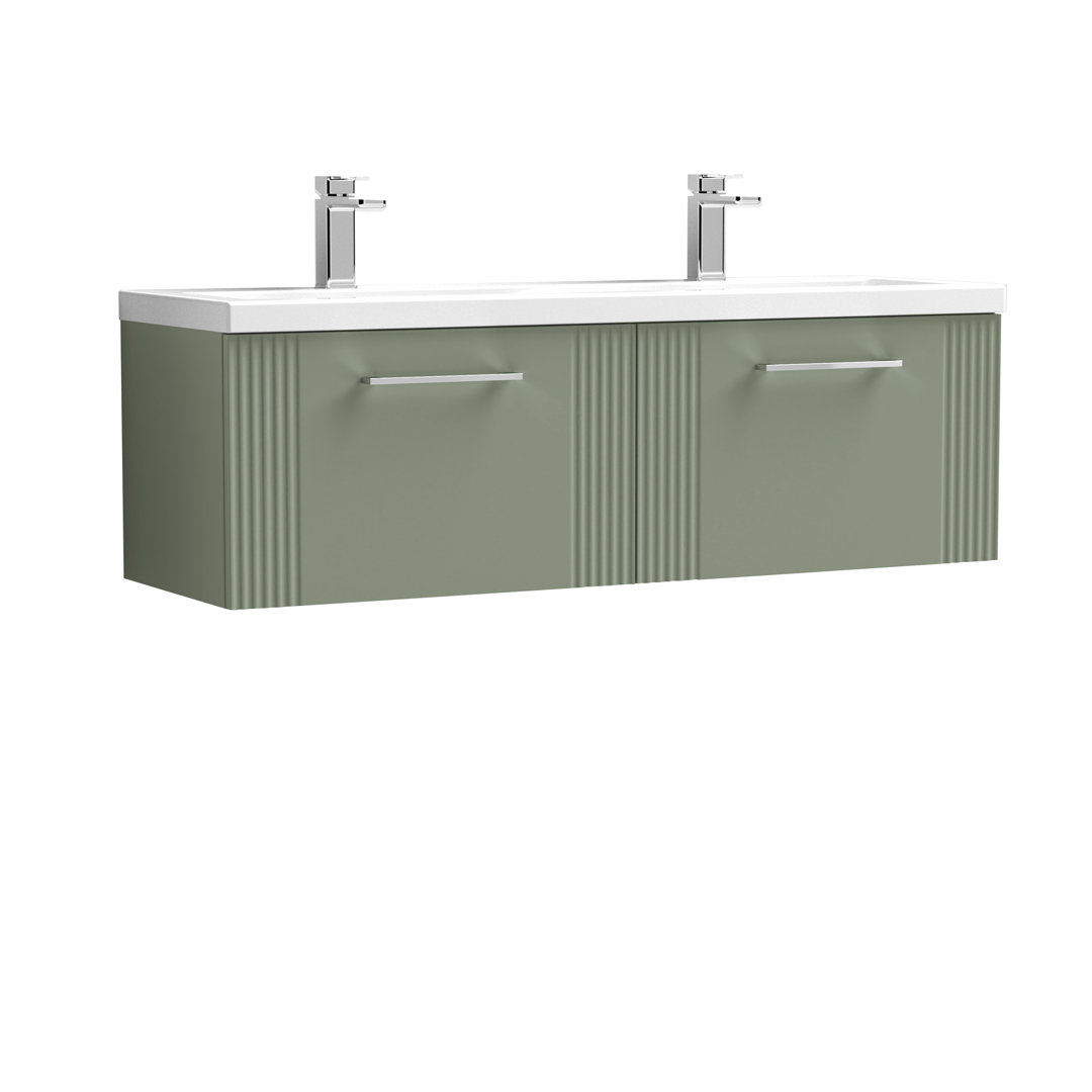 Deco 1205 mm Wall Hung Double Vanity Unit