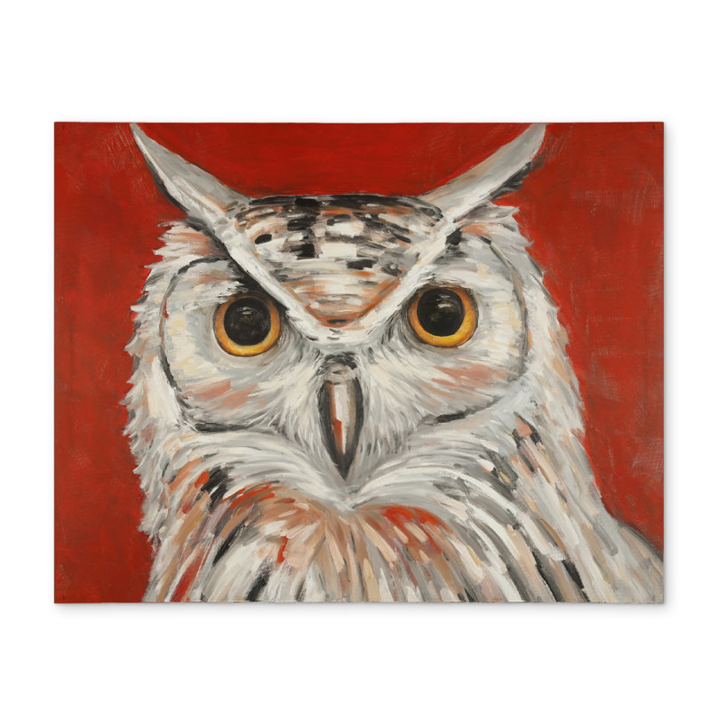 Colorful Eagle Owl Polyester Placemat | Modern Home Decor