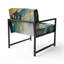 Chaise d'appoint rembourrée Golden Explosion Triangles IV-1516359967