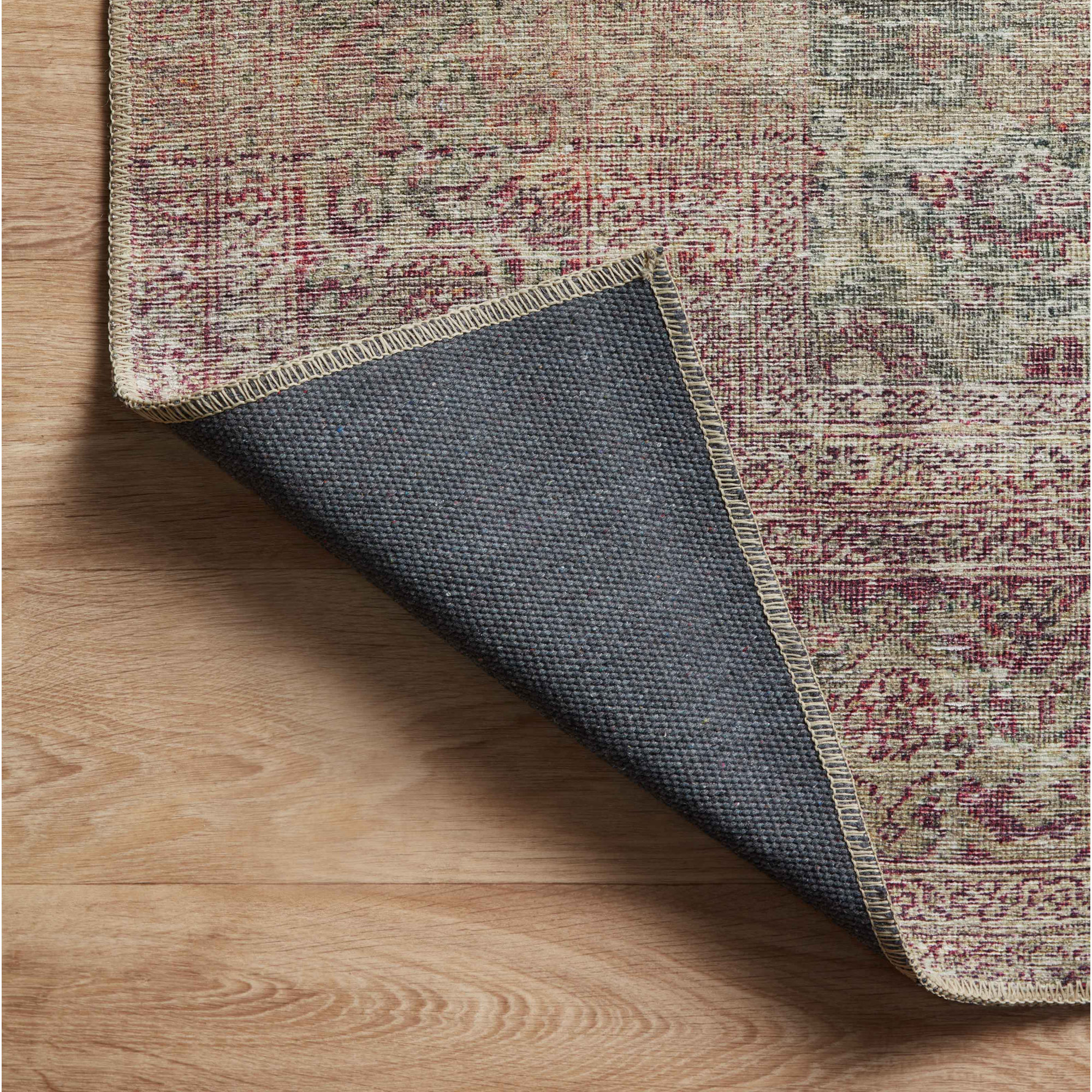 Amber Lewis x Loloi Georgie Jade / Sunset Area Rug, Rectangle 3'9" x 5'6"