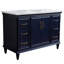 Meuble-lavabo de salle de bain simple 49 po Taha-1462875244