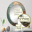 Sérone - Miroir mural moderne ovale-249360722