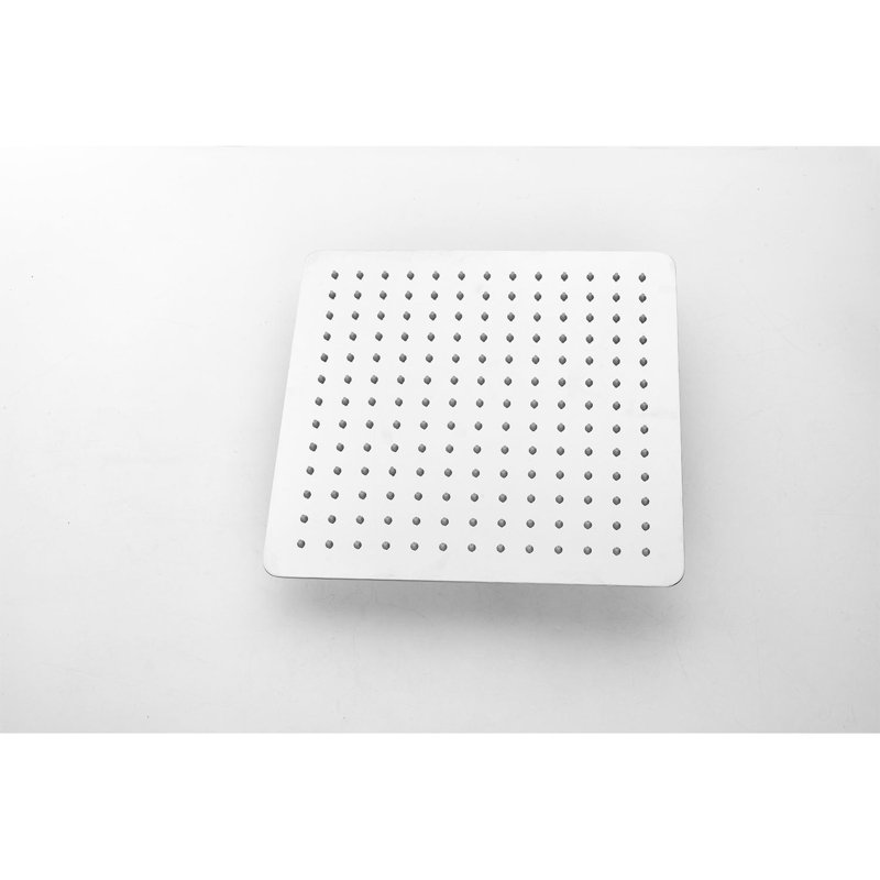 12" Rain Shower Head Wall Mounting , , Made From Brass And Stainless Steel, Deliver Comfortable Shower, Self-Cleaning Feature, Include Equipment Mount Assembly, Structure, Air Infusion Velocity