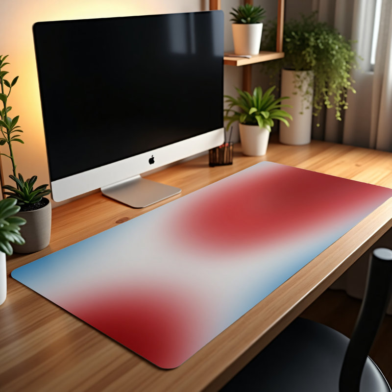 Polyester Desk Pad, 14.4x12.1