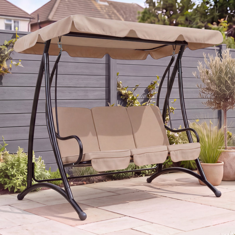 3 Person Porch Swing with Canopy