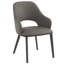 Chaise de salle à manger moderne en similicuir et métal, ensemble de 4-766399012
