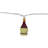 10-Count Grape and Wine Bottle Novelty String Christmas Light Set 7.5ft White Wire
