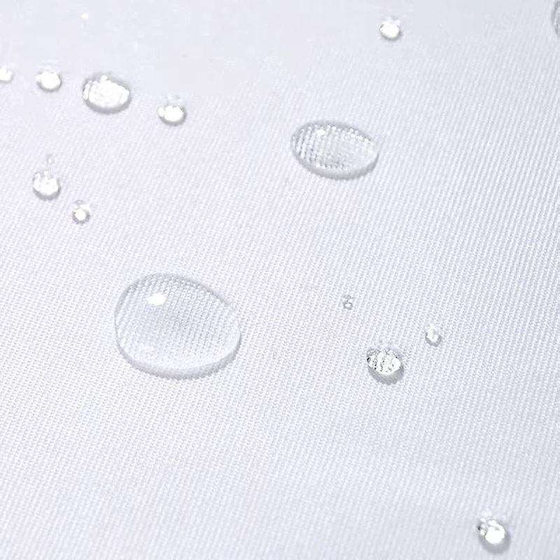 Rideau de douche simple à rayures et crochets Sydneu