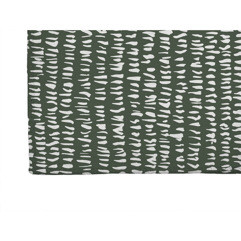 Crops Non-Slip Outdoor Rug, Runner 2'6" x 8'