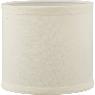 Abat-jour tambour en lin beige Armindo