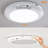 Motion Sensor Ceiling Light Cordless Closet Light Battery Operated 3 Colour Temperatures Remote Control Rechargeable Magnetic Mount LED Shower Lights(White 2 Pack)