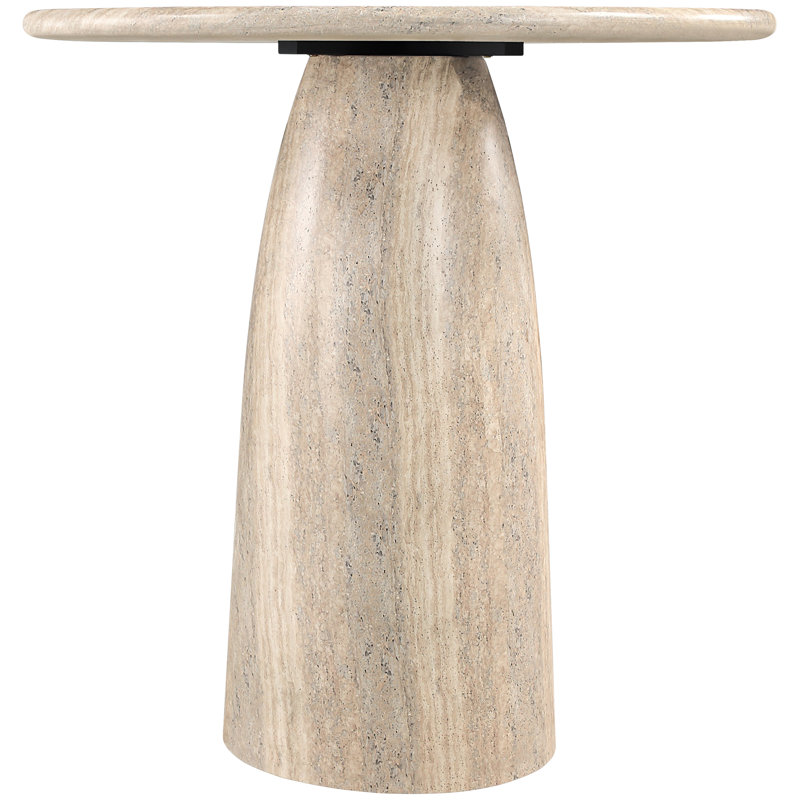Table de bar Coserza, H 42 po x L 42 po x l 42 po, Travertin