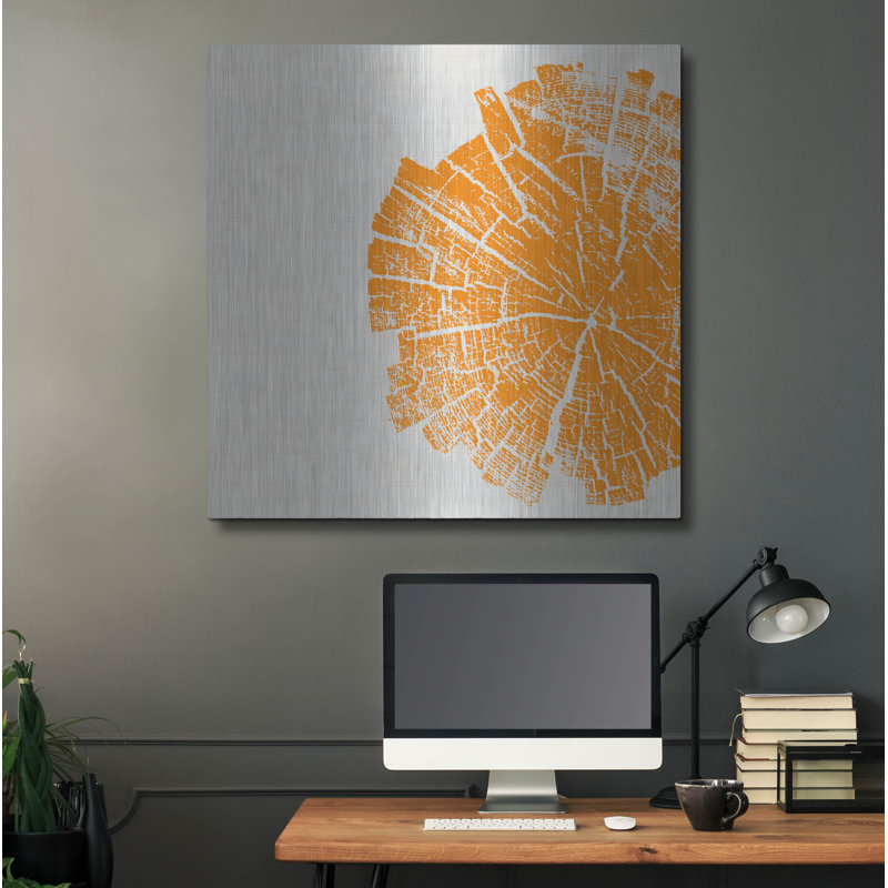 «Orange Slice» par Linda Woods, H 36 po x l 36 po