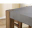 Aston 6 Piece Dining Set With 42"W Dining Table Four 15"W Square Stools And 1 Buffet Console Table