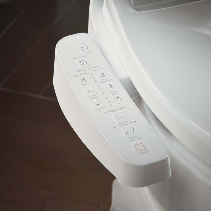 Purewash E580 Round-Front Bidet Toilet Seat