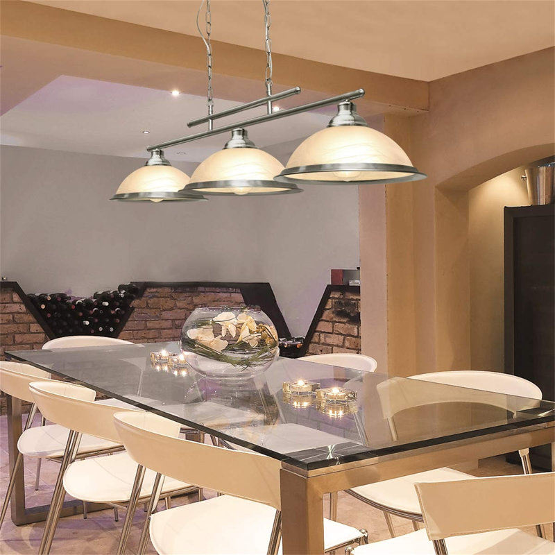 3 - Light White Kitchen Island Pendant