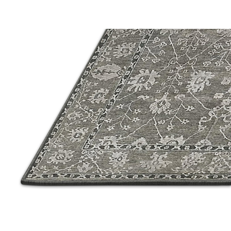 Tapis oriental gris Hardouin, Rectangle 7 pi x 10 pi