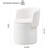 Upholstered Vanity Stool with Storage-1152850593