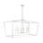 Thea 6 - Light Steel Dimmable Lantern Geometric Chandelier-237106236