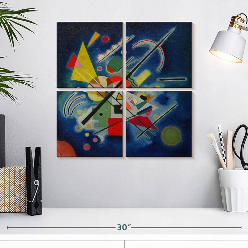 Avery - peinture bleue - 1924, H 18 po x l 18 po