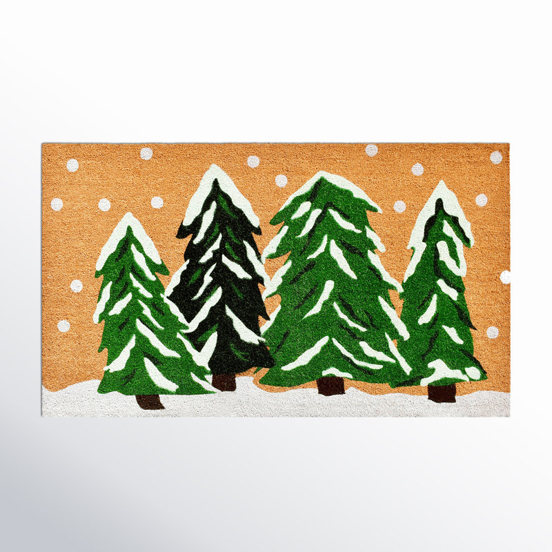 Apex Non-Slip Christmas Doormat,  1'5" x 2'5" 