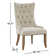 Lucas Button Tufted Captain Accent Chair