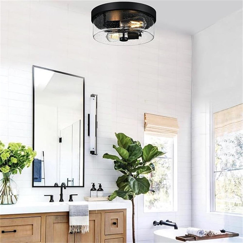 Black Embedded Pendant Light