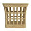 Monhegan Outdoor Teak and Marble End Table
