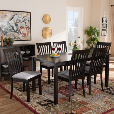 Lalena Solid Wood Top Four Leg Dining Set
