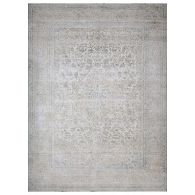 Beyard One-of-a-Kind Hand Knotted Rug - Ivory 9x12