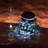 4.5 " Solar Powered Integrated LED Outdoor Hanging Light