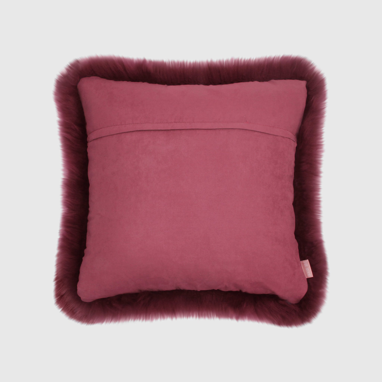 Fieldman Leather Throw Pillow, Red