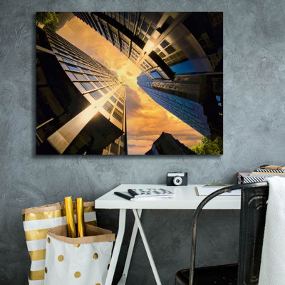'Glimpse Of Sunset'  by Mark A Paulda Canvas Wall Art, 34" x 26"