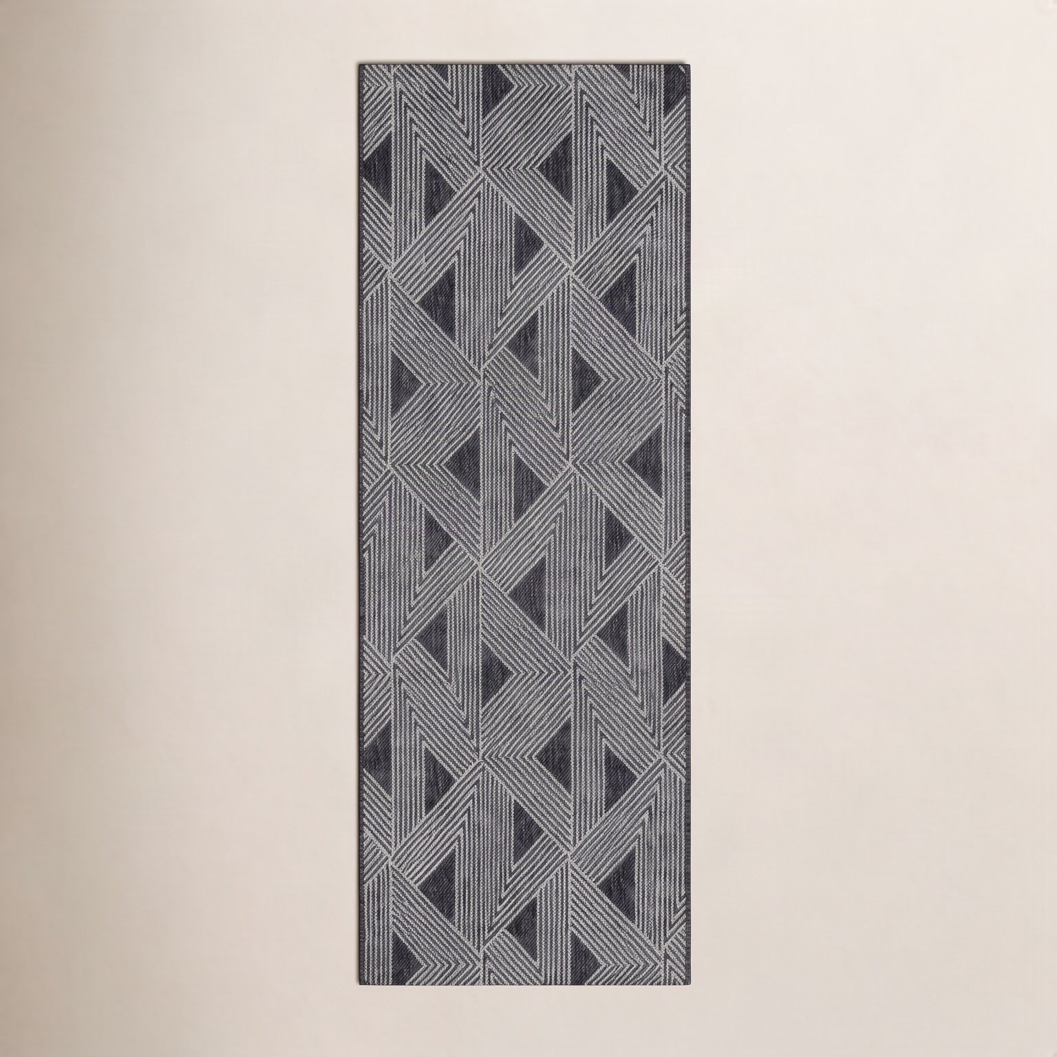 Nysa Geometric Rug, Runner 2' x 10'