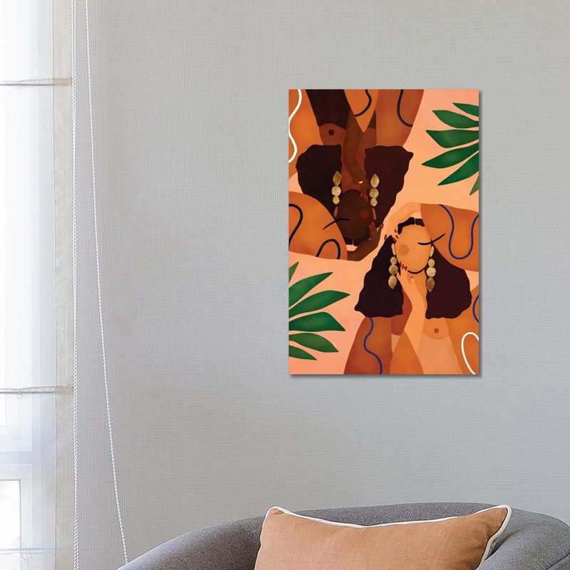 Jungle Girls - Giclée sur toile tendue avec châssis, H 26 po x l 18 po
